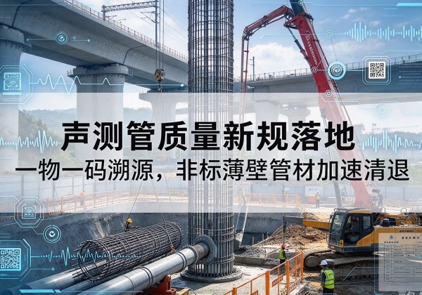盐津声测管质量新规落地，一物一码溯源，非标薄壁管材加速清退